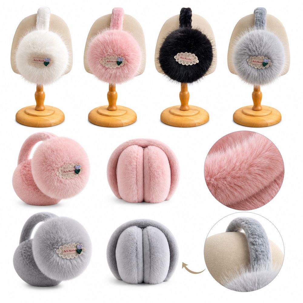 Earmuffs Foldable - New Faux Fur Earmuffs Foldable Soft