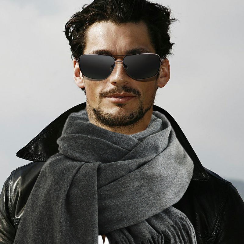 Wool Scarf Men - Khăn Quàng Cổ Thời Trang Người