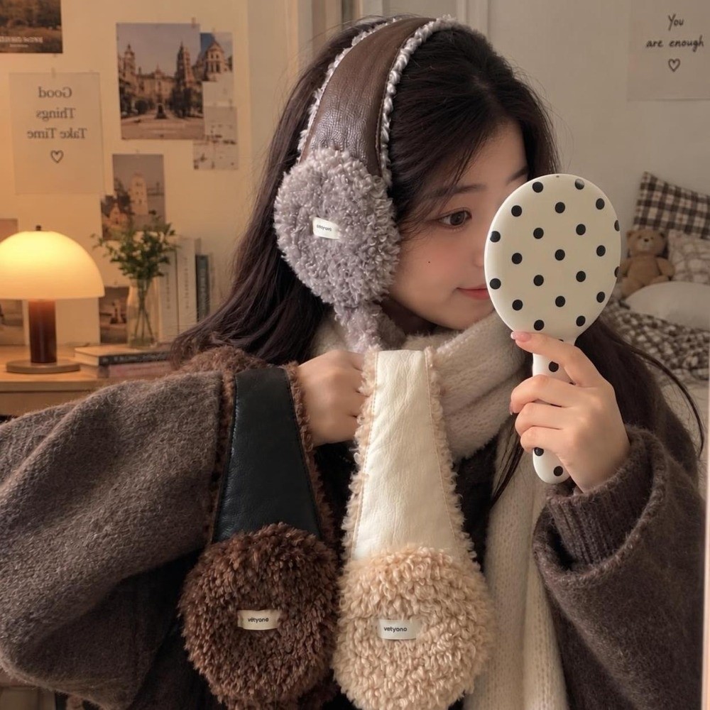 Japanese Style Vintage Faux La - đánh giá và giá Earmuffs Foldable