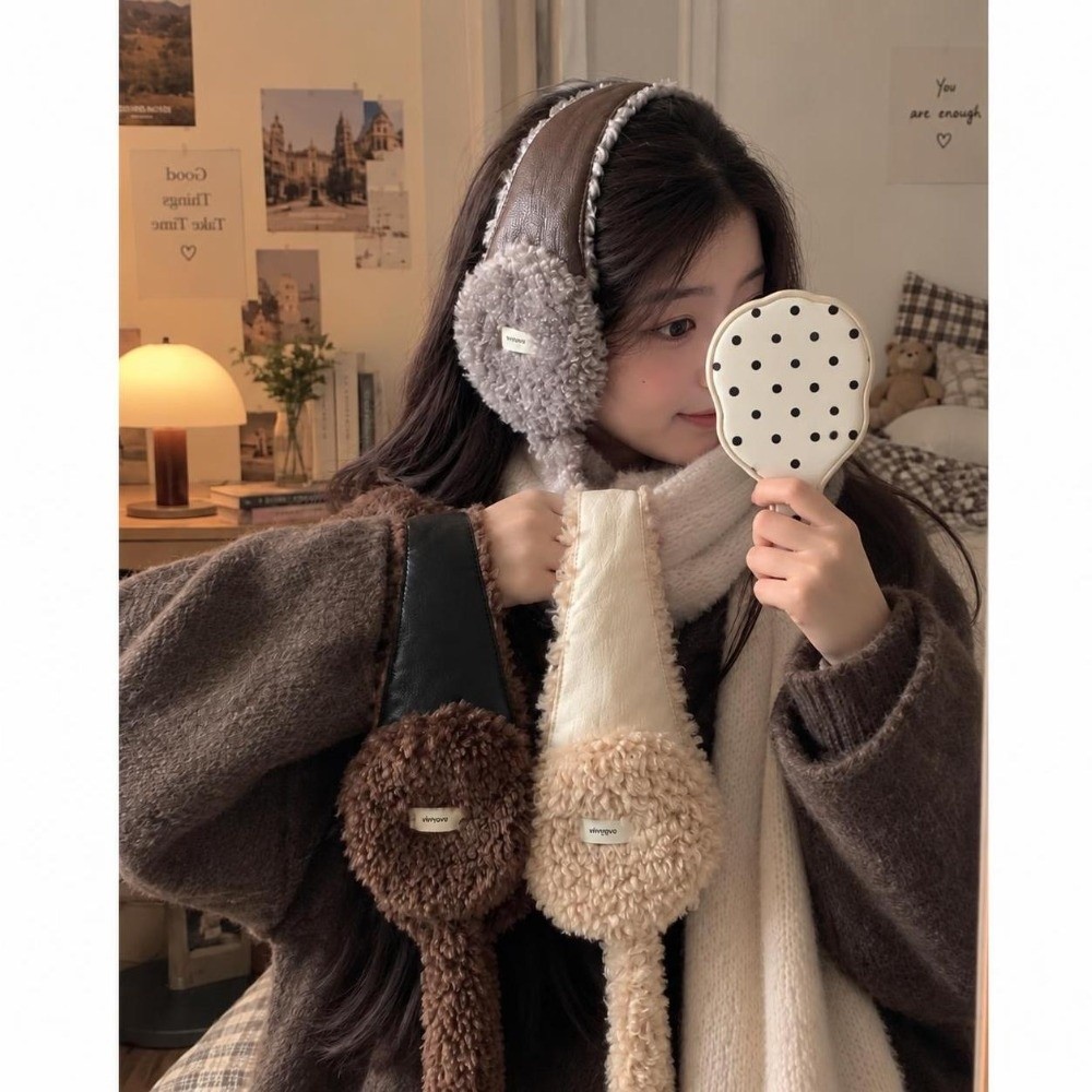Japanese Style Vintage Faux La - đánh giá và giá Earmuffs Foldable