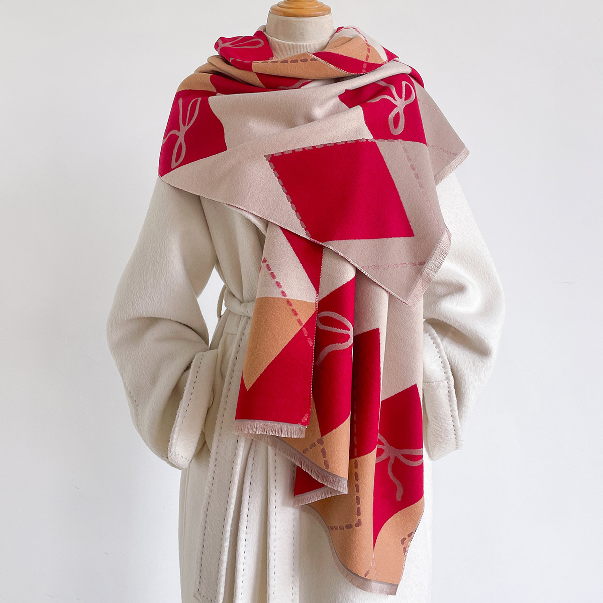 Women Imitation Cashmere Scarf - đánh giá và giá Cashmere Pashmina Wrap