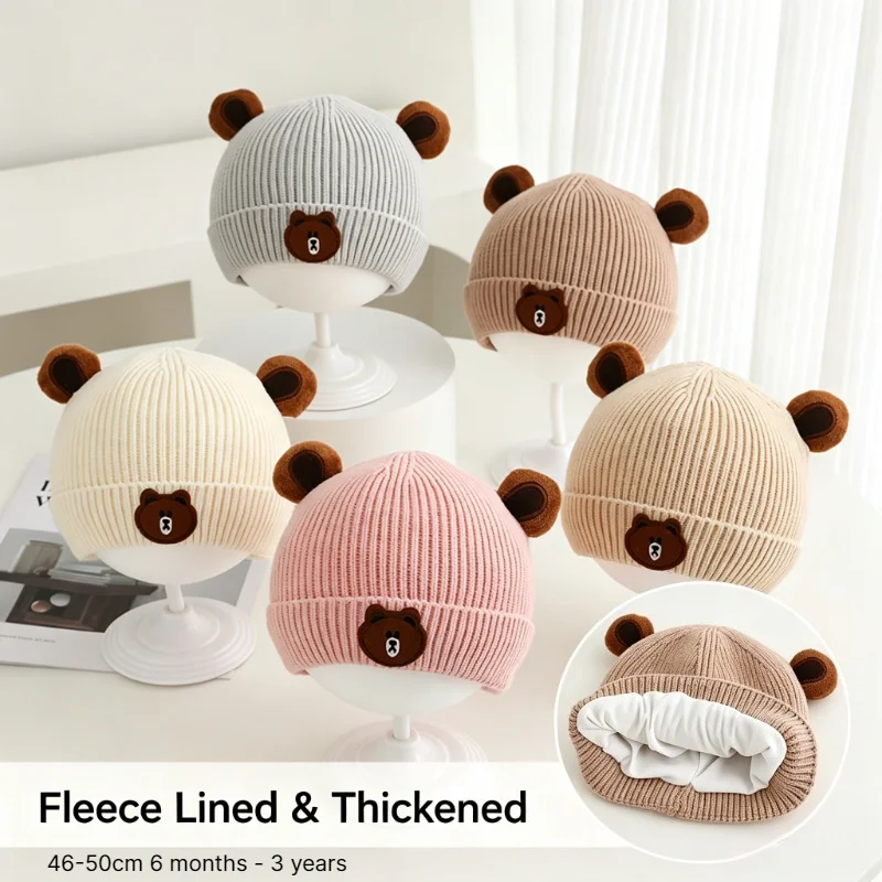 Baby Winter Hat 46-50cm 6 Mont - đánh giá và giá Knit Beanie Hat Warm