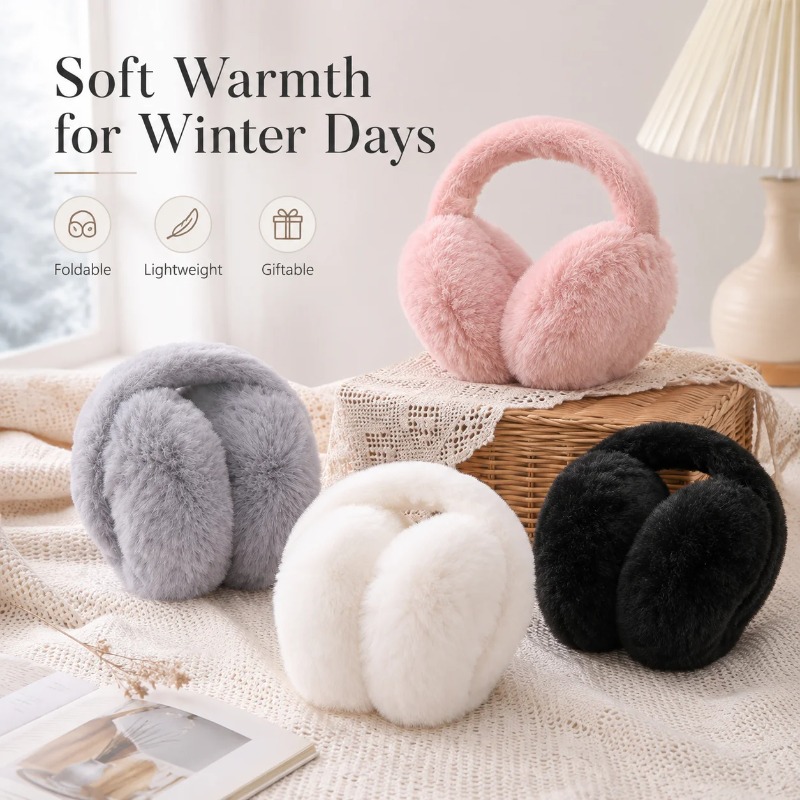 Plush Winter Earmuffs For Wome - đánh giá và giá Earmuffs Foldable