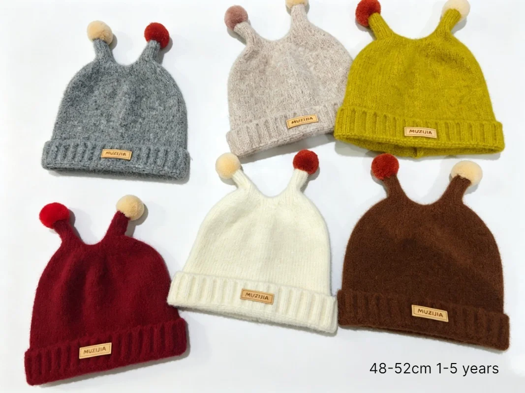 Kids Winter Hat 48-52cm 1-5 Ye - đánh giá và giá Knit Beanie Hat Warm