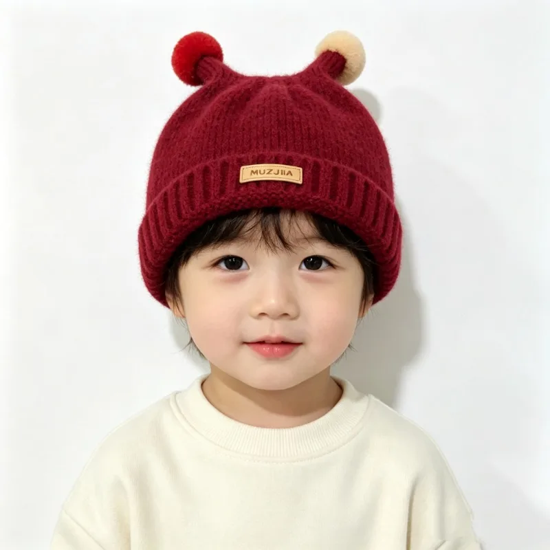 Kids Winter Hat 48-52cm 1-5 Ye - đánh giá và giá Knit Beanie Hat Warm