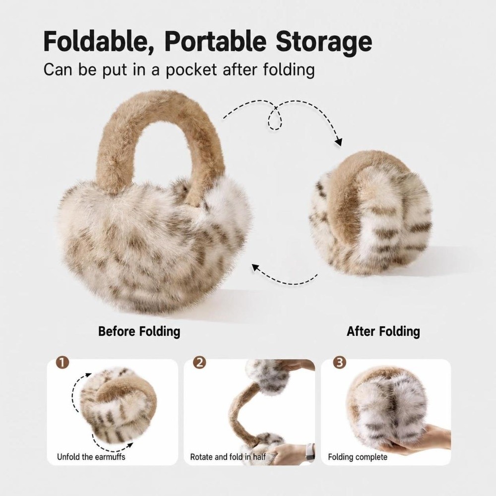 Vintage Windproof Faux Fur Ear - đánh giá và giá Earmuffs Foldable