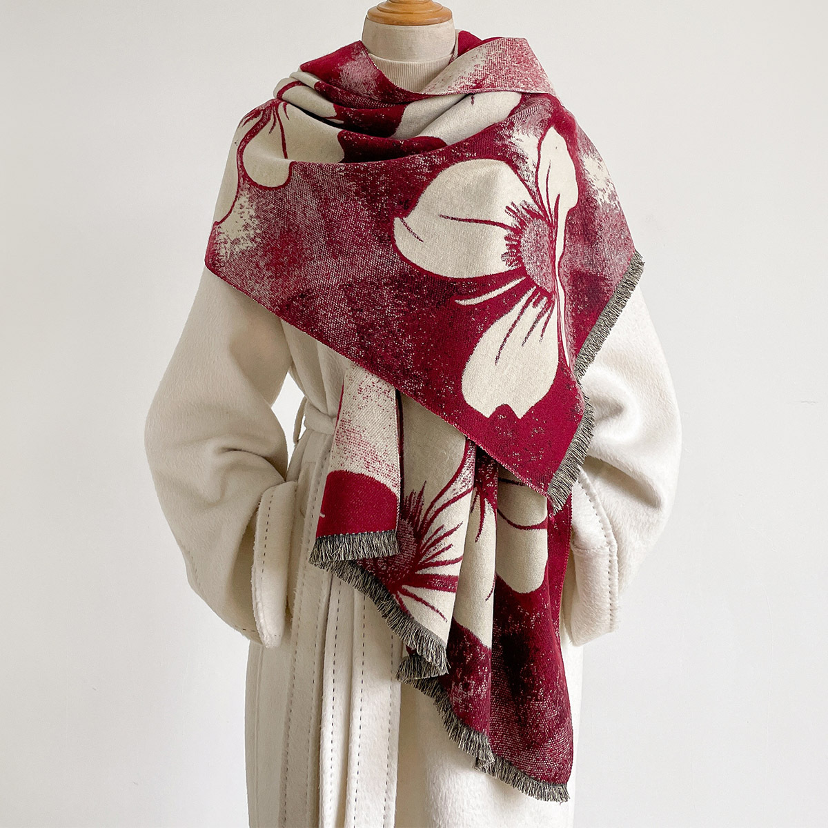 Women Imitation Cashmere Scarf - đánh giá và giá Cashmere Pashmina Wrap
