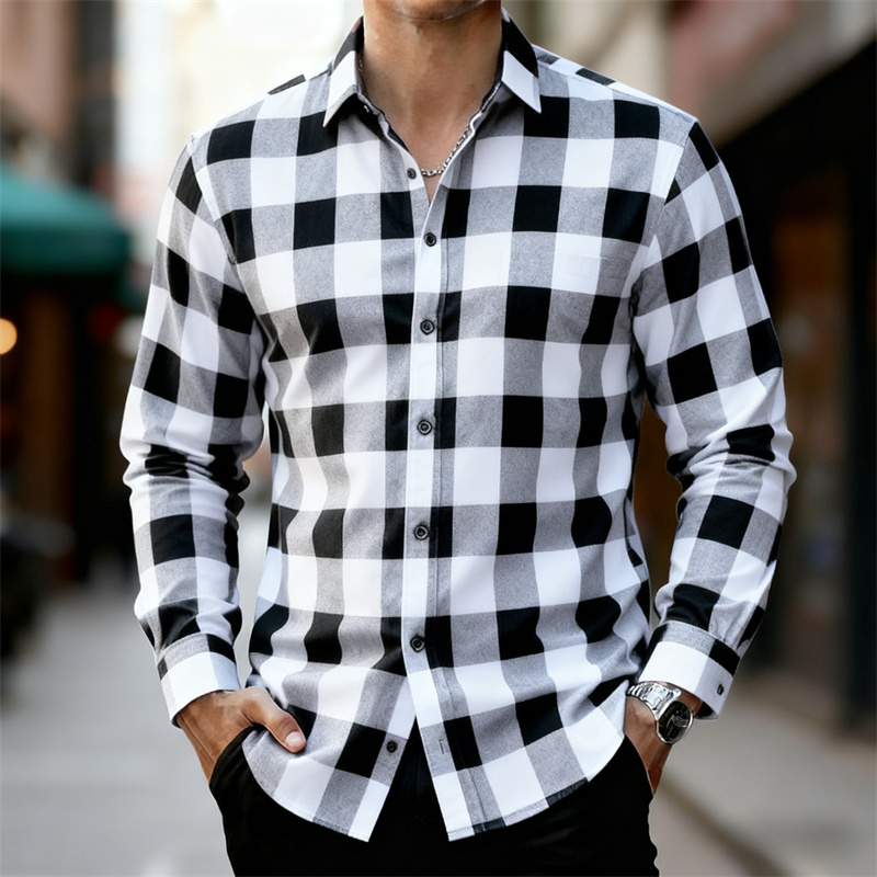 Men's Classic Red and Black Pl - đánh giá và giá Flannel Shirt Lined