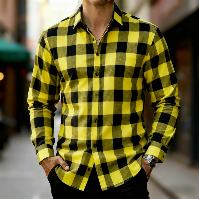 Men's Classic Red and Black Pl - đánh giá và giá Flannel Shirt Lined