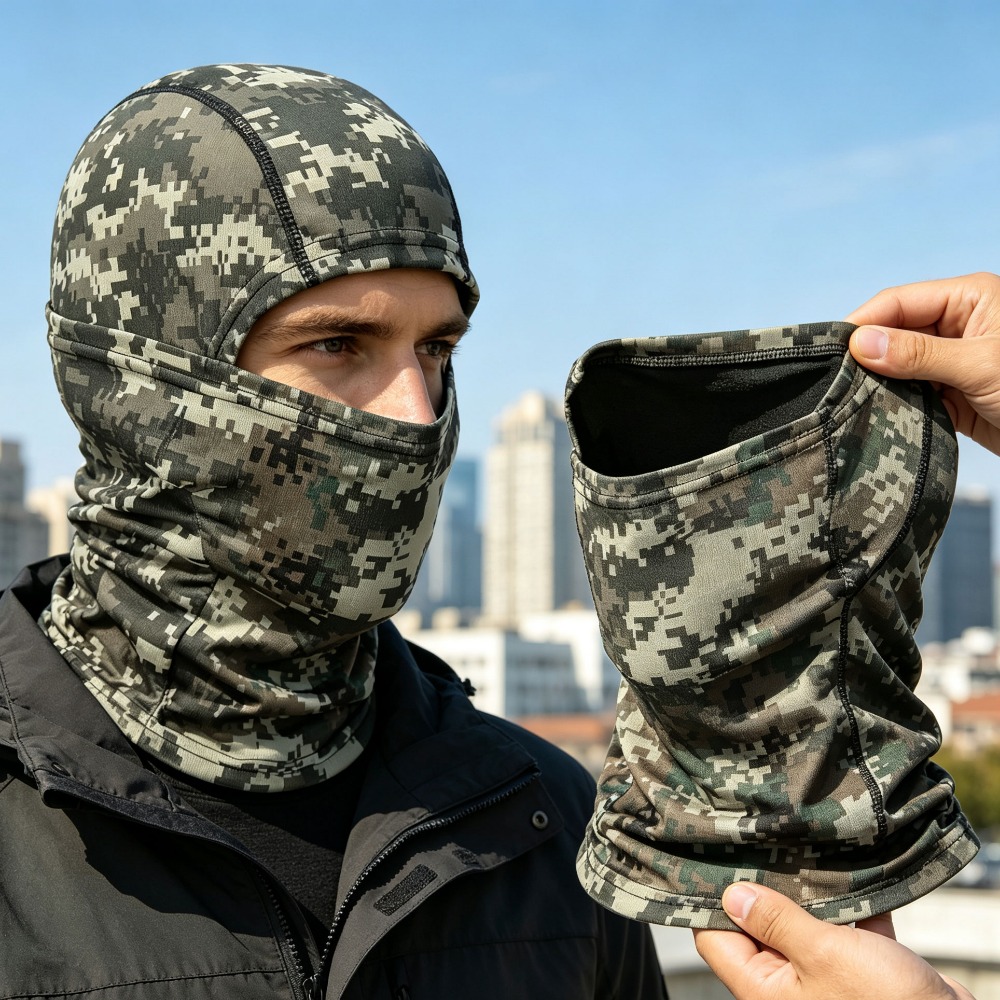 Windproof Camouflage Full Face - đánh giá và giá Balaclava Ski Mask